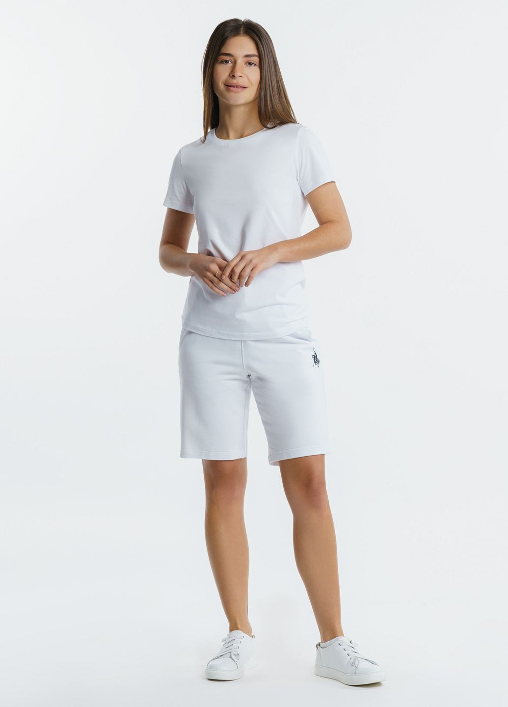 Спортивные шорты женские Freedom белые Arber Woman shorts w5 (282844907)