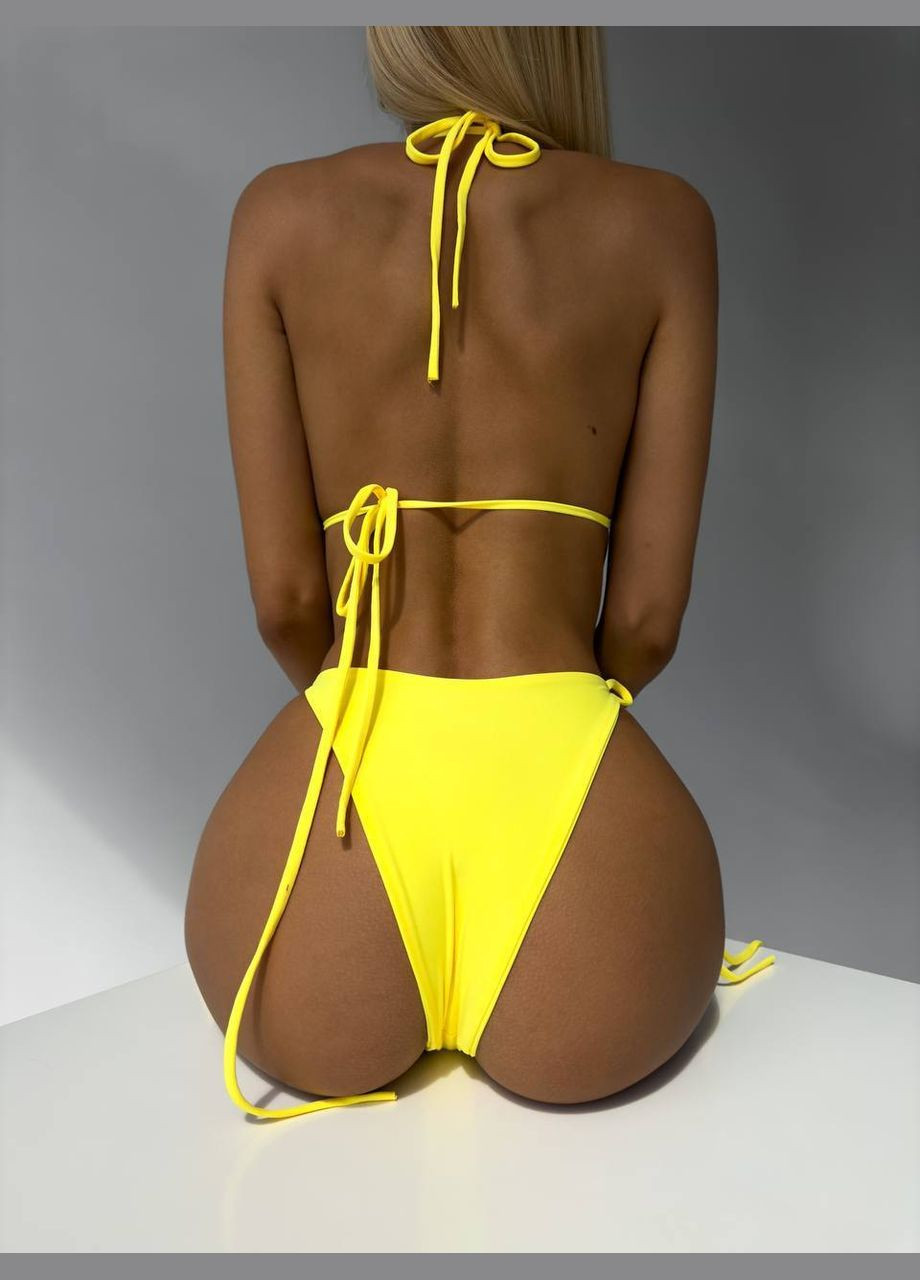 Жовтий літній жіночий купальник роздільний Vital-Textile 2739/49