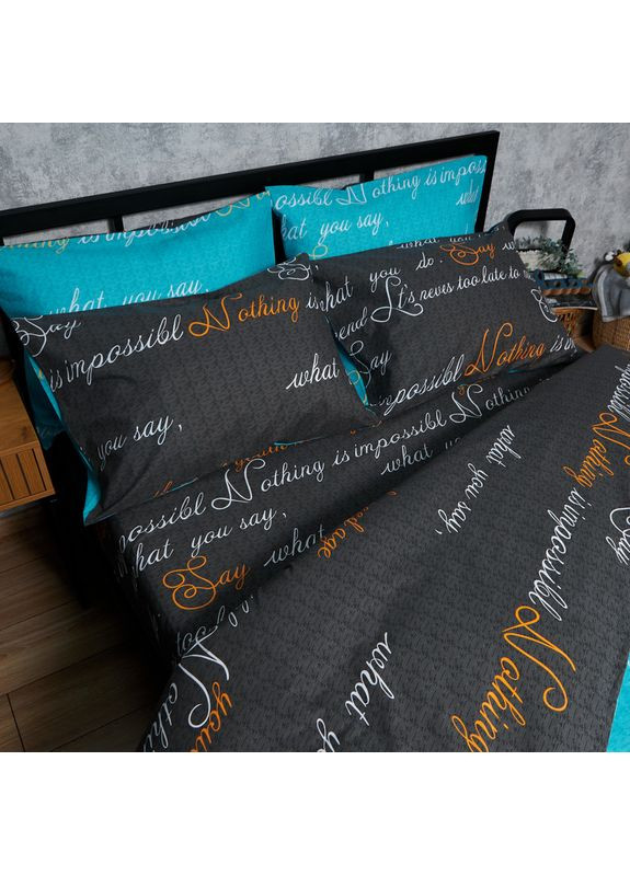 Комплект постельного белья Бязь Gold Люкс «» Полуторный Евро 160х220 наволочки 4х70х70 (MS-820006674) Moon&Star Poetic Night (356113907)