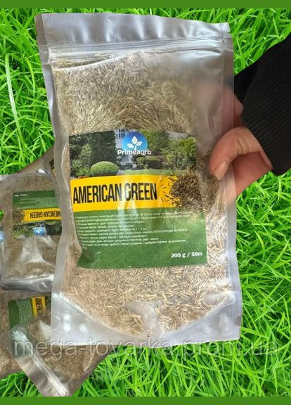 Газонная трава American Green семена для газона семена травы для сада 200 г No Brand (365866988)