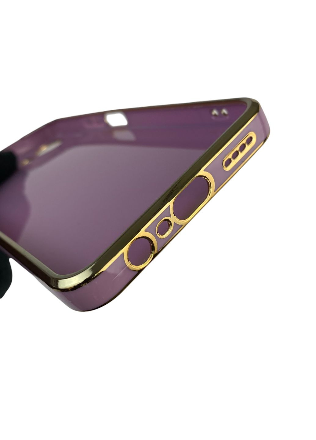 Чохол для C30S з кільцем-підставкою із золотою окантовкою на реалмі с30с чорничний gs1 Realme (366227793)