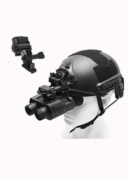 Прилад (бінокуляр) нічного бачення NV8160 (до 400м) з кріпленням на голову та шолом MPM (333662532)