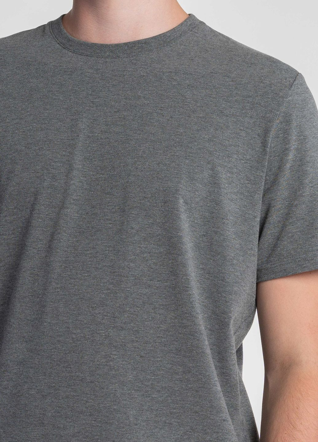 Сіра футболка чоловіча сіра Arber T-SHIRT FF19
