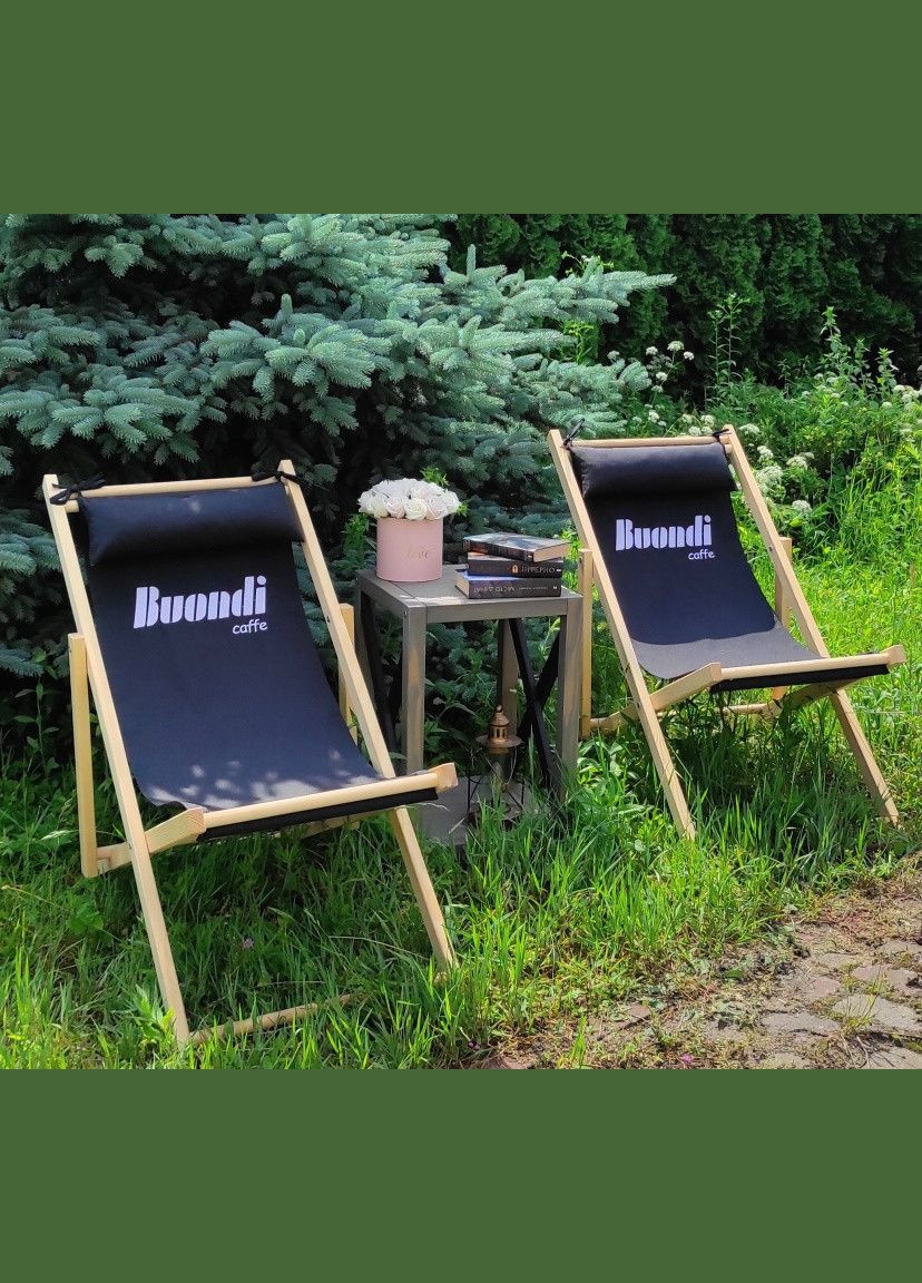 Раскладное деревянное кресло шезлонг с тканью, для дачи, пляжа или кафе.Кресла садовые террасные деревянные. No Brand (316256945)