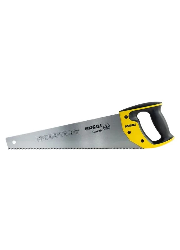 Ножовка по дереву 400мм 11TPI Grizzly (4400871) Sigma (401519046)