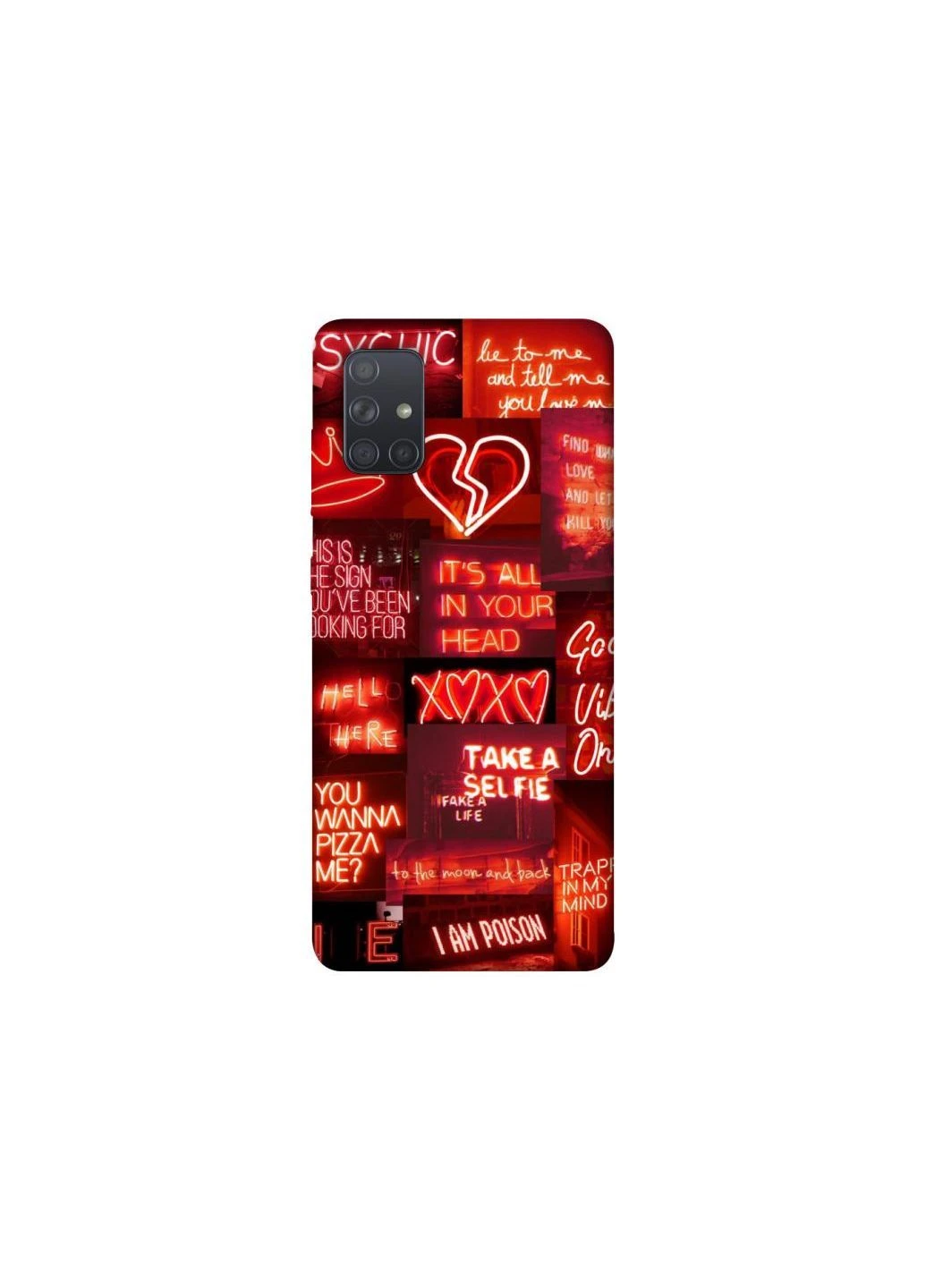 Чехол на Samsung Galaxy A71 Love collage ver.7 Frontalka (377902837)