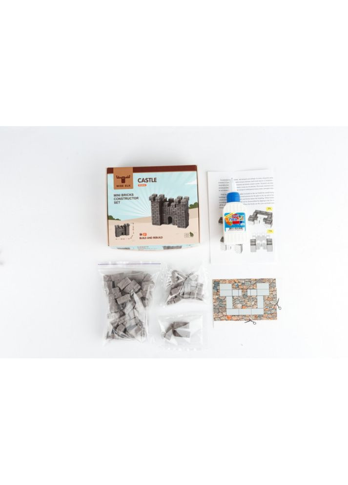 Керамічний конструктор з міні-цеглинок Замок (70668) Wise Elk (364114303)
