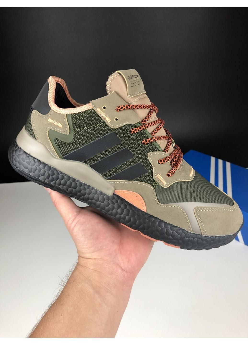 Хакі Осінні хакі демісезонні чоловічі кросівки No Brand