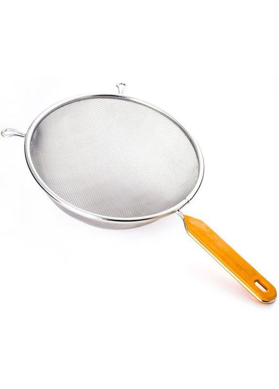 Сито-друшляк з нержавіючої сталі 20см з пластиковою ручкою для проціджування продуктів друшляк Empire (368989044)
