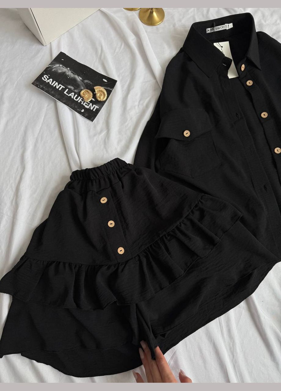 Костюм: шорты-юбка + рубашка Adelante (323136180)