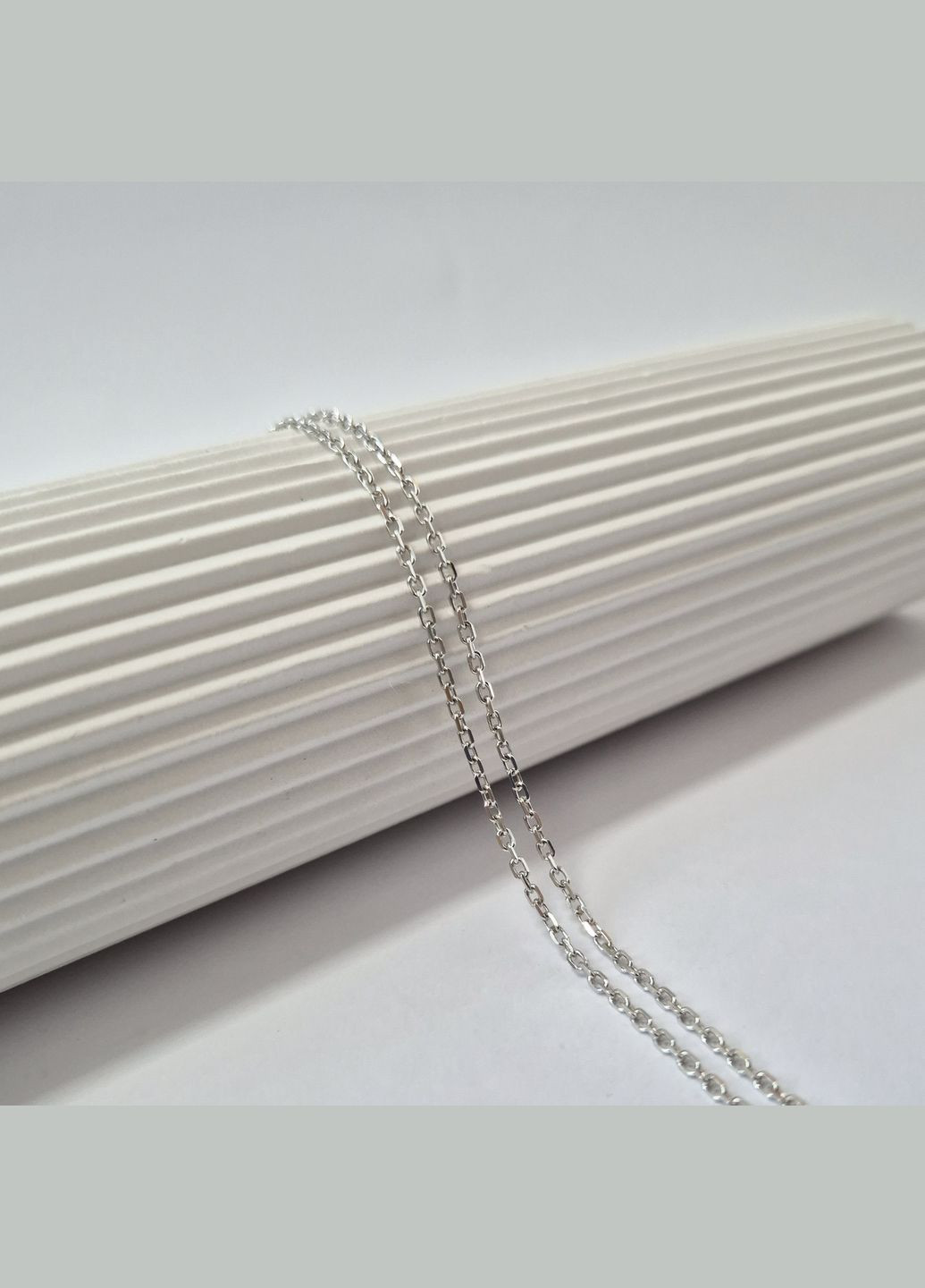 Серебряная Цепочка цепь тонкий Якорь см серебро 925 пробы Родированное 2.50г 855р3/40 No Brand (306854521)