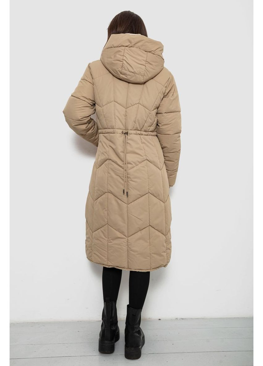 Бежева демісезонна куртка жіноча двостороння зимова Sport Line