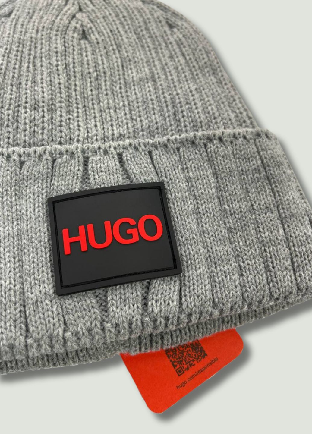 Зимняя шапка бини на флисе - HUGO No Brand Шапка біні (362697744)