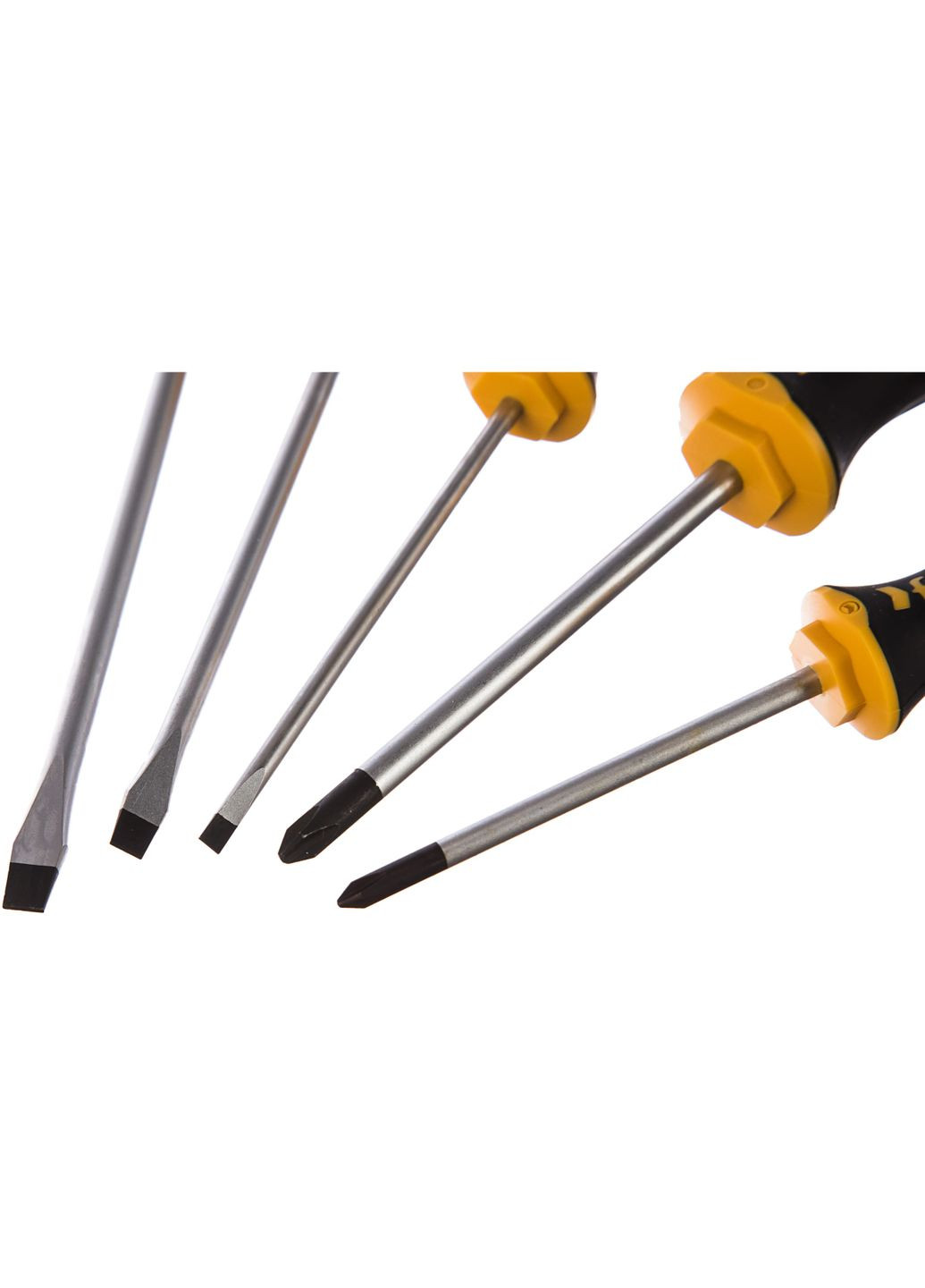 Набір викруток Ergonic 4.0х100/5.5х125/6.5х150/Ph1x80/Ph2x100, CrMoV сталь 40095118 (11113) Felo (295041406)