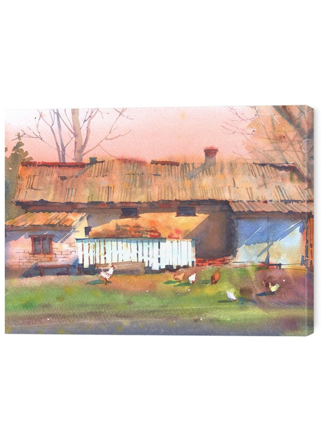 Картина на полотні Будиночок у селі No Brand (324106731)