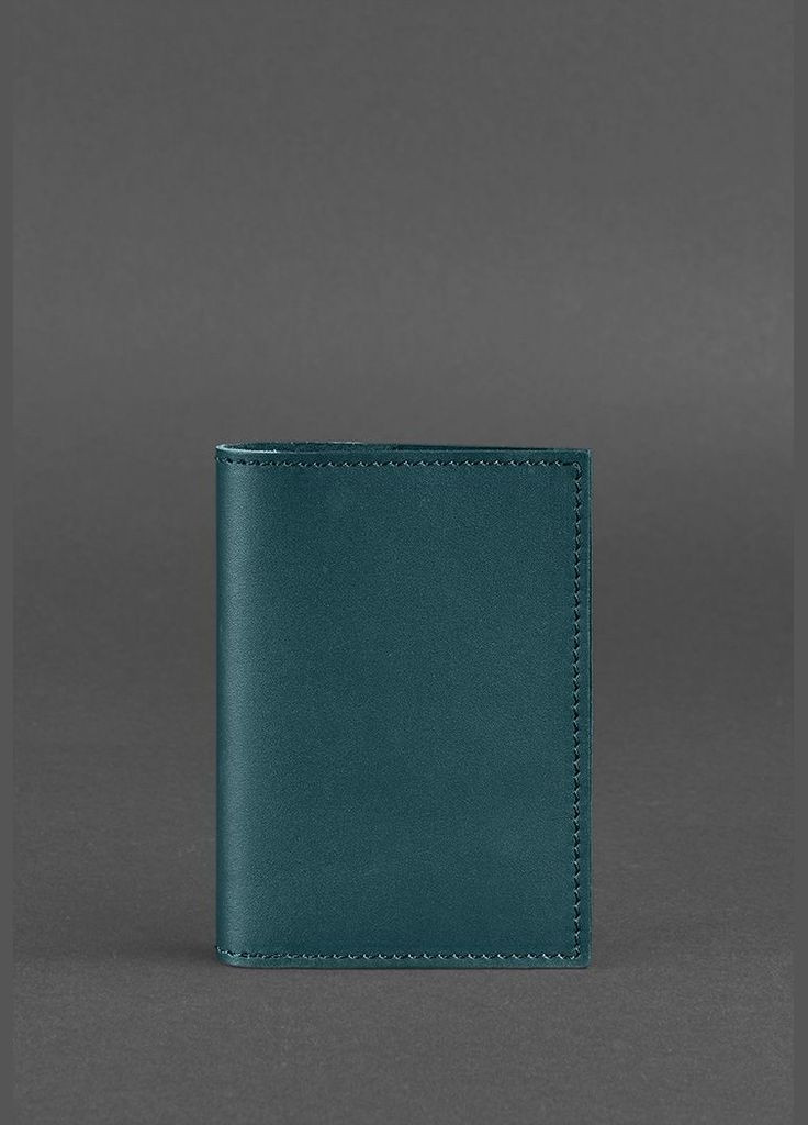 Кожаная обложка для паспорта и военного билета 1.2 зеленая (A-026525) BlankNote (329742986)