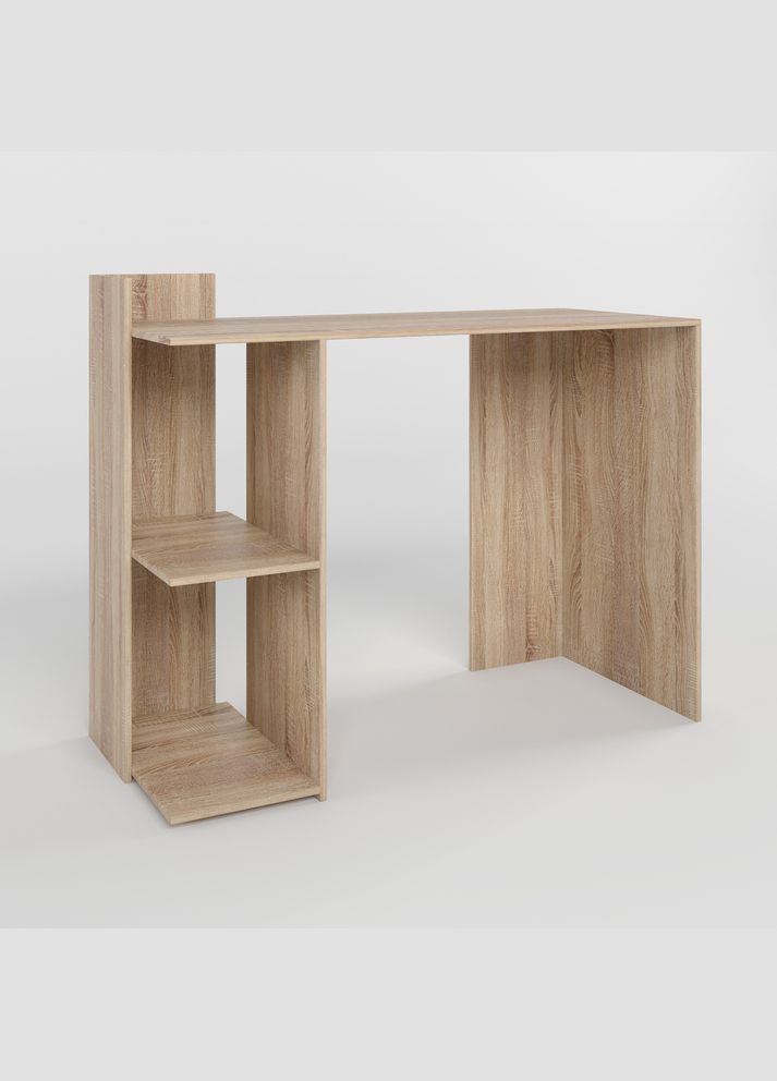 Cтіл комп'ютерний з 2 полицями Джеко 1200/12 Сонома (MZN-031020) М-ЗОН (336186641)