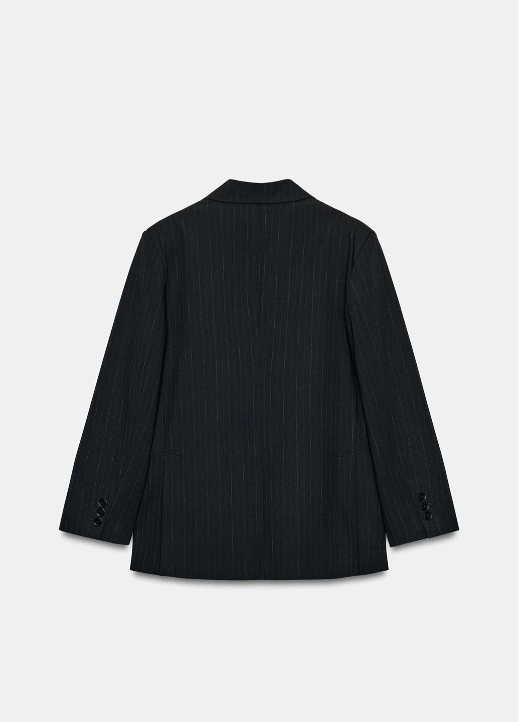 Темно-синий женский жакет Zara полосатый - летний