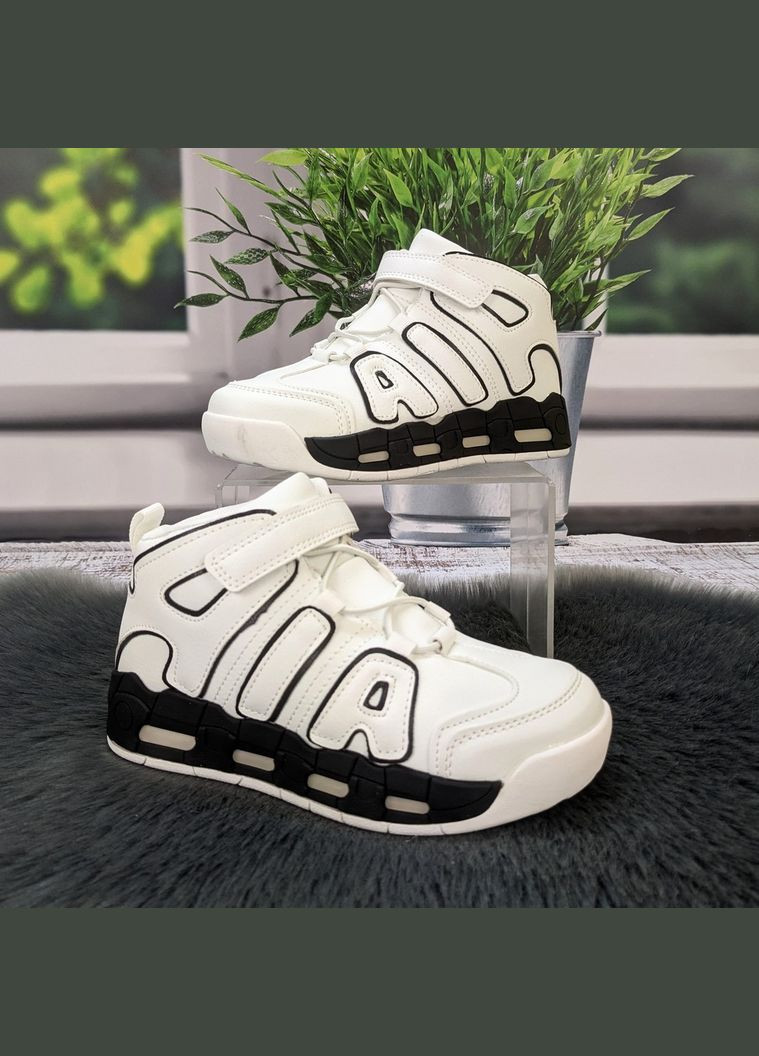 Білі осінні кросівки дитячі Леопард