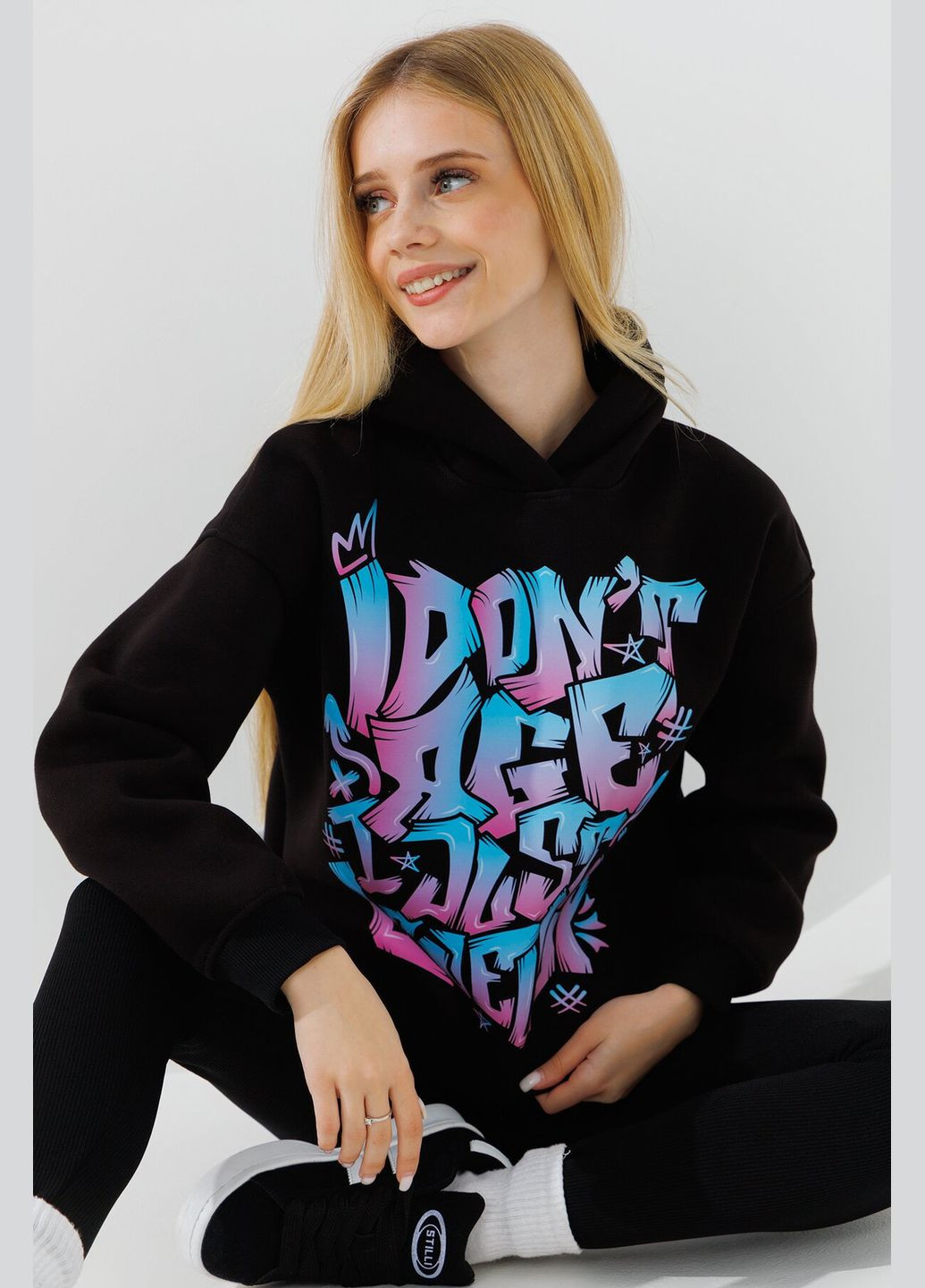 Худі з принтом для дівчинки P-GB02303 134 см shop (2000990878557) LAWA (357437232)