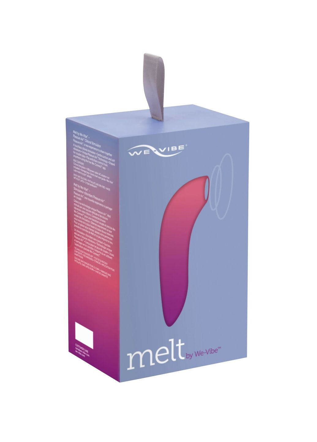 Вакуумний смартстимулятор для пар Melt by Coral, зручно поєднувати з проникним сексом - CherryLove We-Vibe (283251257)