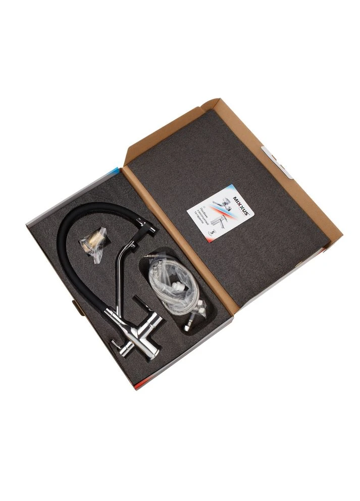 Смеситель для кухни MixxusPremium Gravity 021 REFL.BLACK (MI6977) Mixxus (393574854)