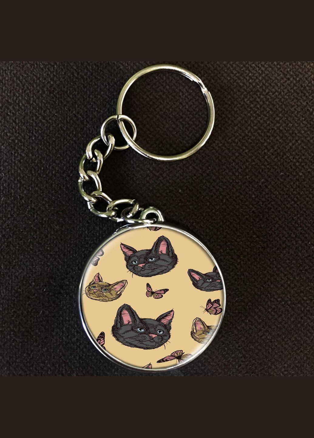 Брелок Кот #003 silver No Brand (327220804)