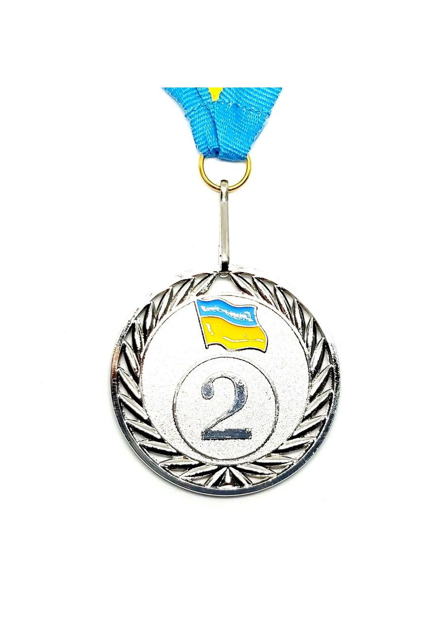 Медаль спортивная 5 см с лентой за ІІ место J2509S () SNS (316141482)