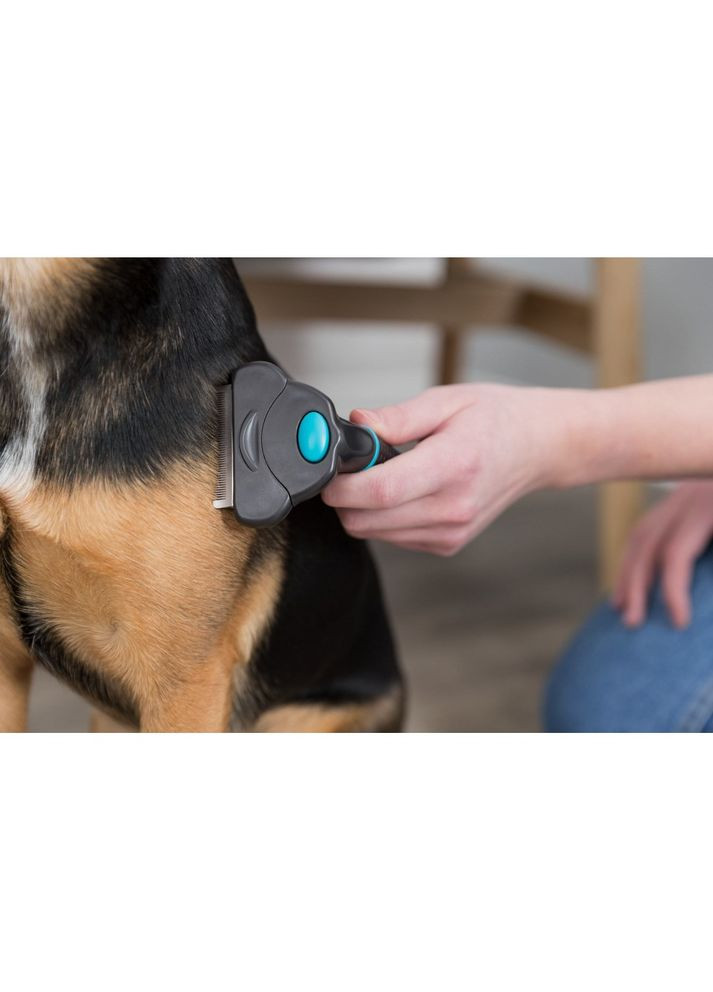 Гребінець-тример для собак для видалення підшерстя 7х15 см Trixie (355257124)