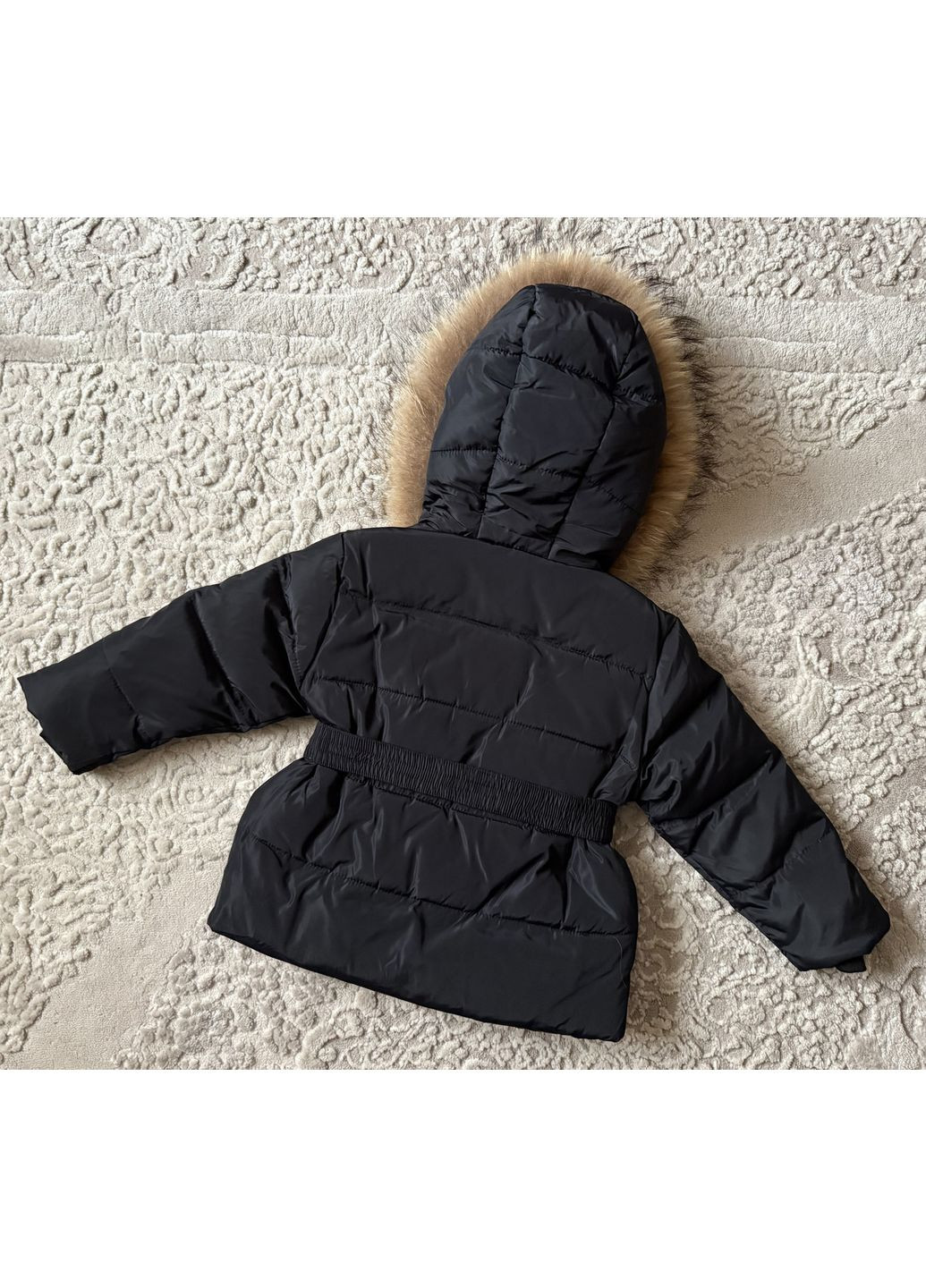 Дитячий зимовий комбінезон на дівчинку пух 90-120 No Brand (369503016)