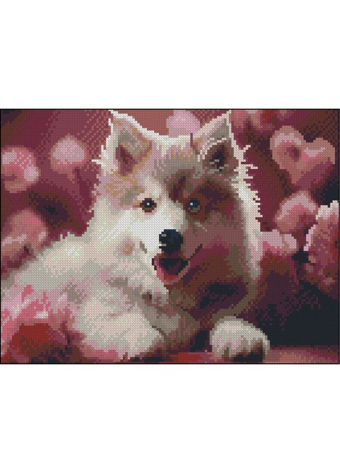 Алмазна мозаїка "Песик" ZAV3040-27 без підрамника 30х40 см Strateg (366421207)