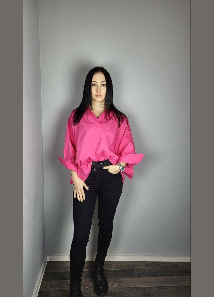 Розовая рубашка Modna KAZKA