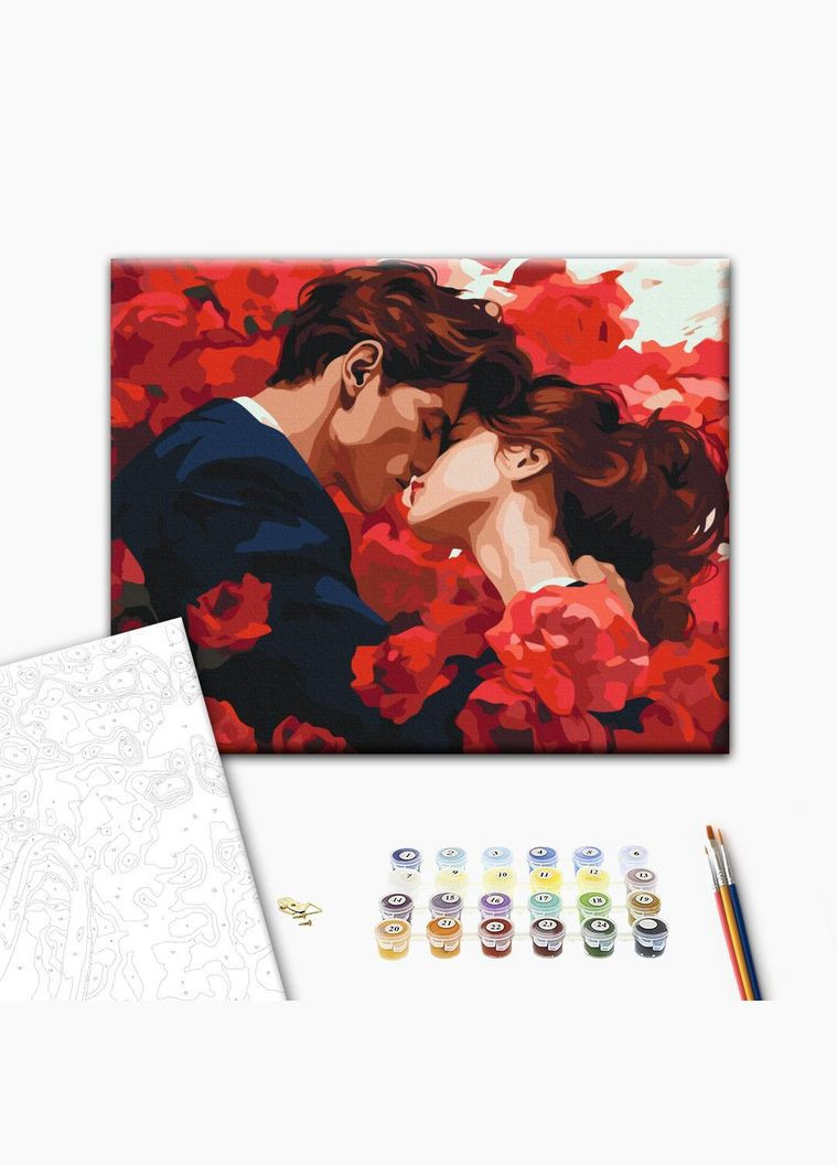 Картина за номерами пара закоханих Бажання 40x50 см BS53887 Brushme (308987765)