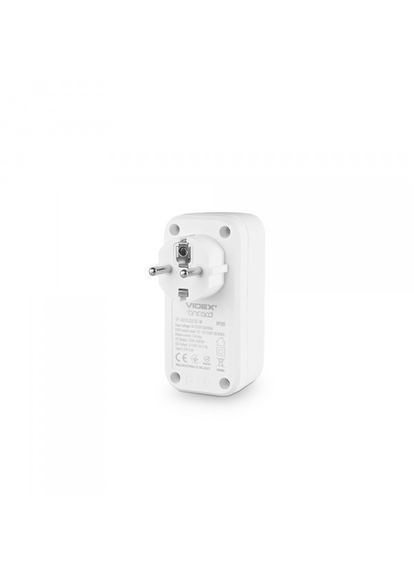 Сетевой адаптер ONCORD с/с 1п 2.4A 2USB+USB-C White Videx (361066911)