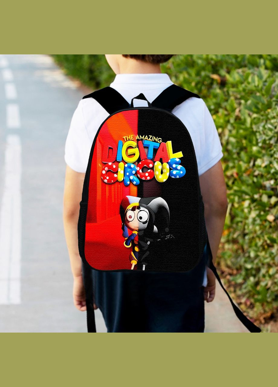 Рюкзак детский Цифровой Цирк "Amazing Digital Circus" 34х27 см, городской ранец для мальчика No Brand (306438266)