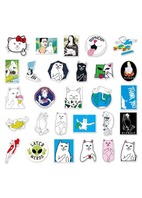 Стикерпак Finger Cat — 56 виниловых наклеек LTC ZY2337Y (395872986)