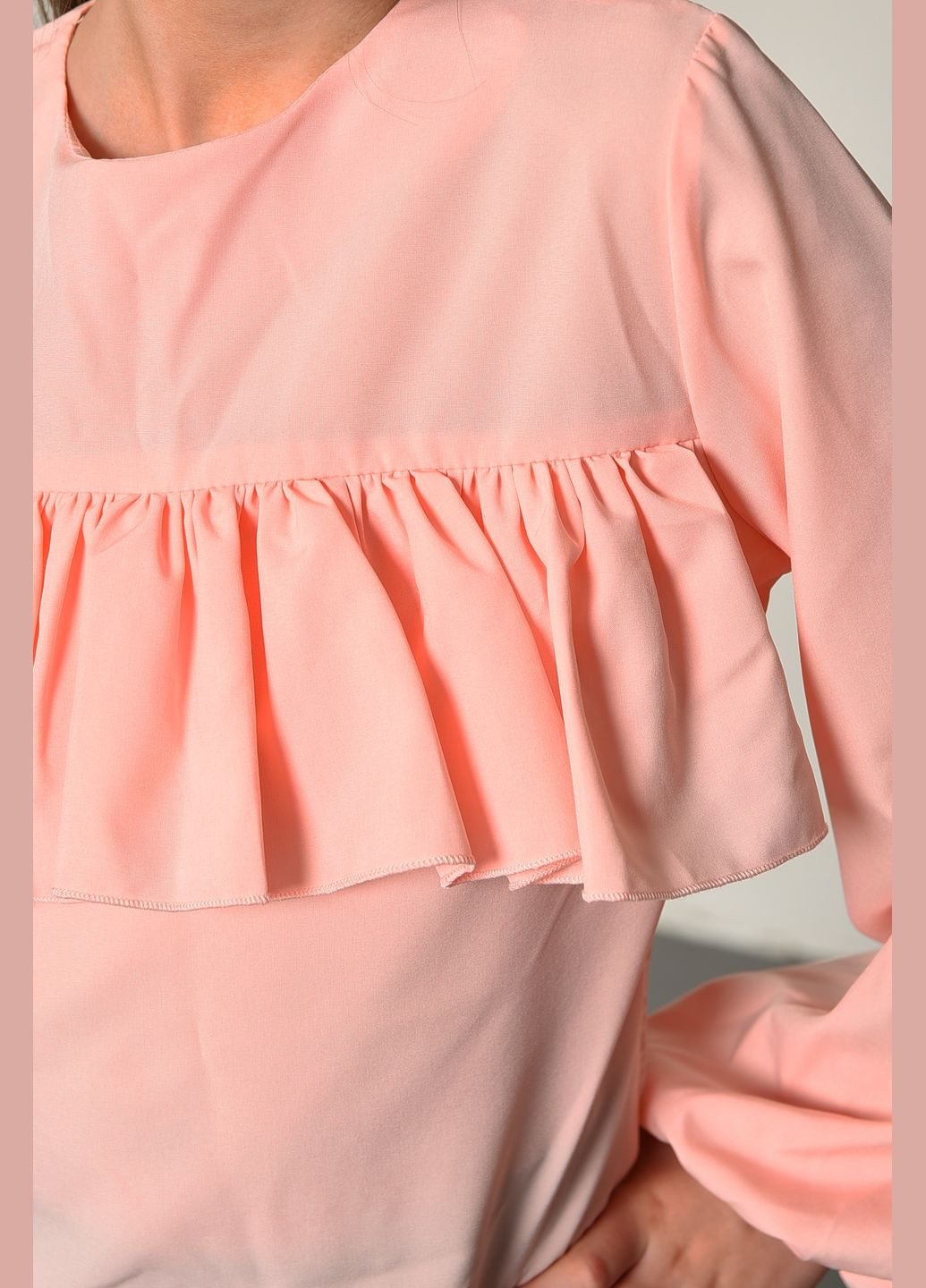 Блуза дитяча для дівчинки персикового кольору Let's Shop (298283353)