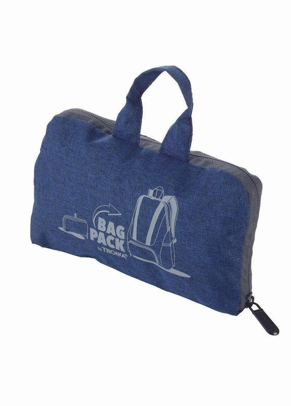 Городской рюкзак складной Backpack 12л (RUC01/DB) Troika (322206949)