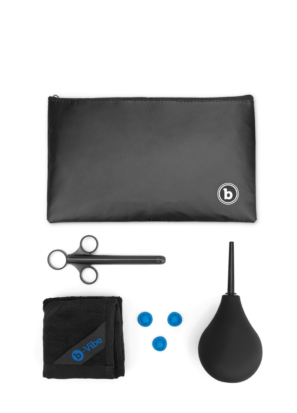 Набір анальних іграшок з 10 предметів х Le Wand Massage & Education синій B-Vibe (331168515)