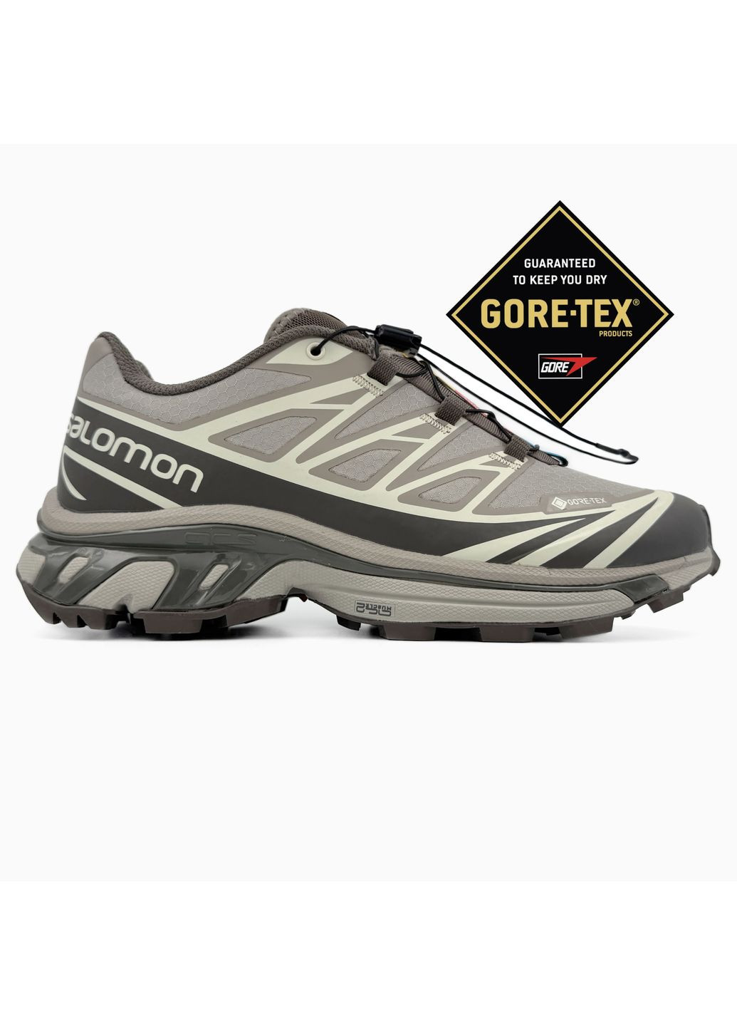 КРОССОВКИ ЖЕНСКИЕ SALOMON S / LAB XT-6 GORE-TEX BROWN САЛОМОН ХТ-6 No Brand комбинированные демисезоны (367169560)