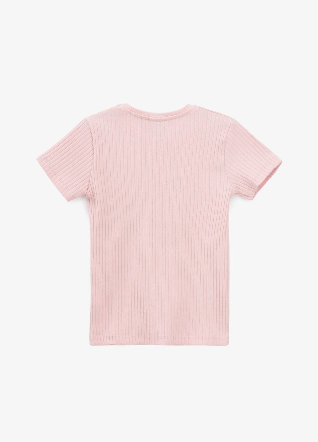 Розовая летняя футболка с принтом для девочки 16590 134 см розовый shop (2000990924780) Baby Show