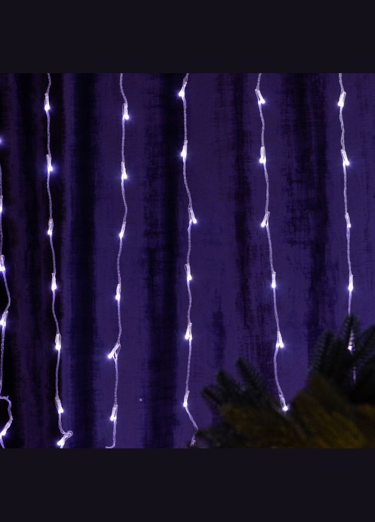 Гірлянда світлодіодна GarlandoPro 270 LED Водоcпад 3х3 м 10 ліній 8 режимів Білий 1733051W Garlando (306848922)