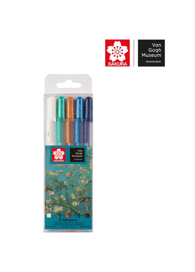 Набор ручек Gelly Roll Van Gogh Museum 5шт Sakura (362580785)