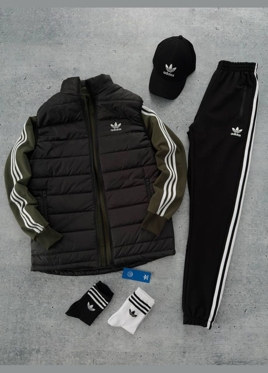 Набір Жилет-кофта-штани-кепка- шкарпетки 2 пари No Brand (326738261)