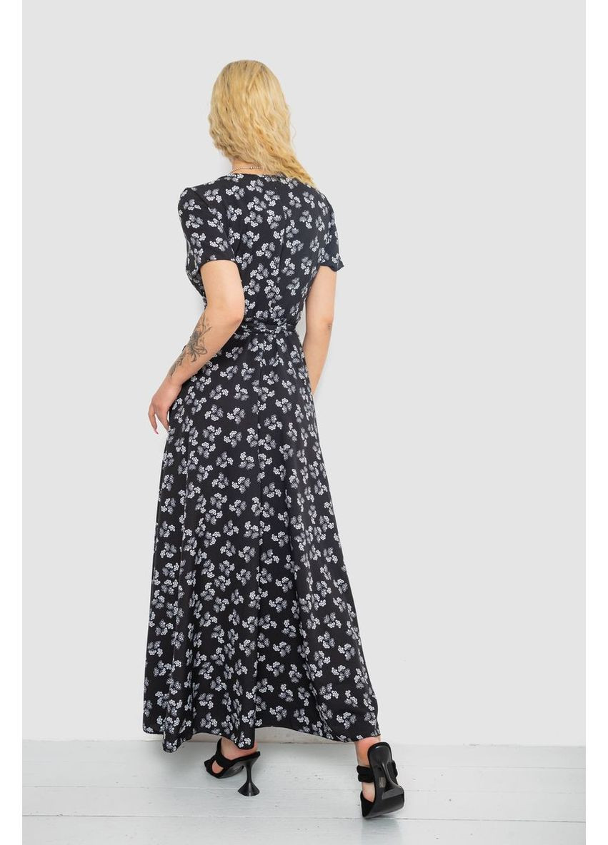 Чорно-білий сарафан принтом, колір чорно-білий, 241r174 Ager
