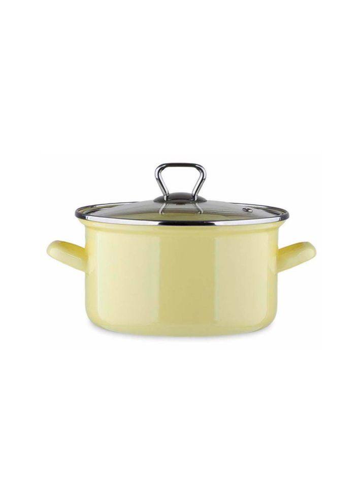 Кастрюля эмалированная, 4.6л, 22см Biol (338655866)