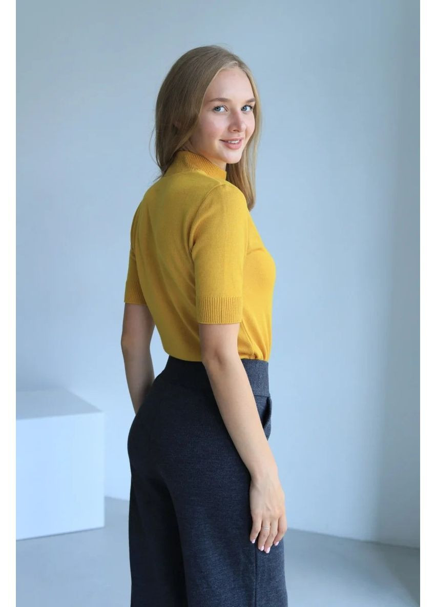 Жовтий демісезонний джемпер, колір жовтий Nita