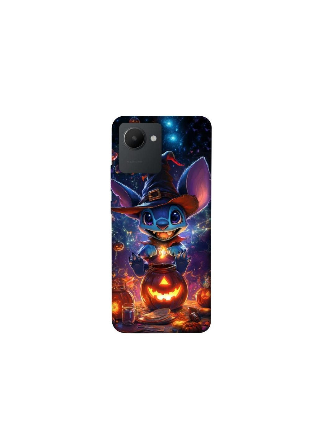 Чехол на Realme C30s Halloween Stitch ver.5 Frontalka (365304787)