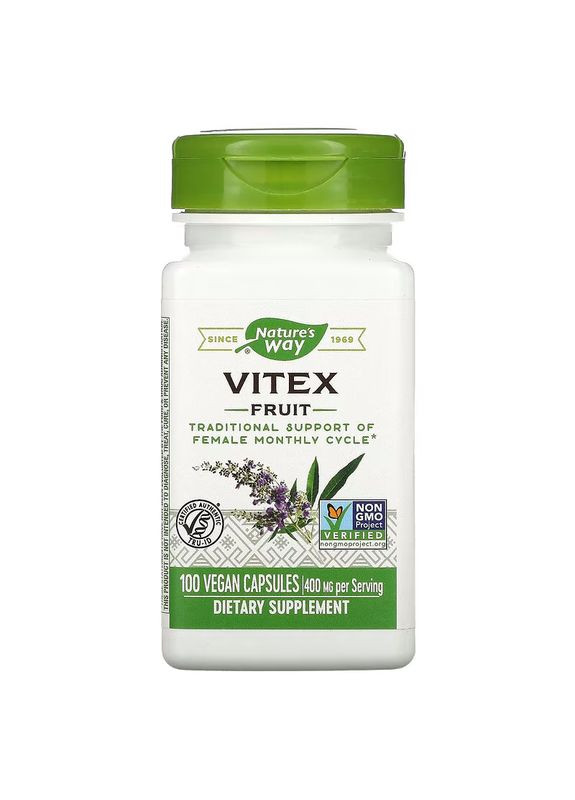 Натуральная добавка Vitex Fruit, 100 вегакапсул. Nature's Way (324418945)