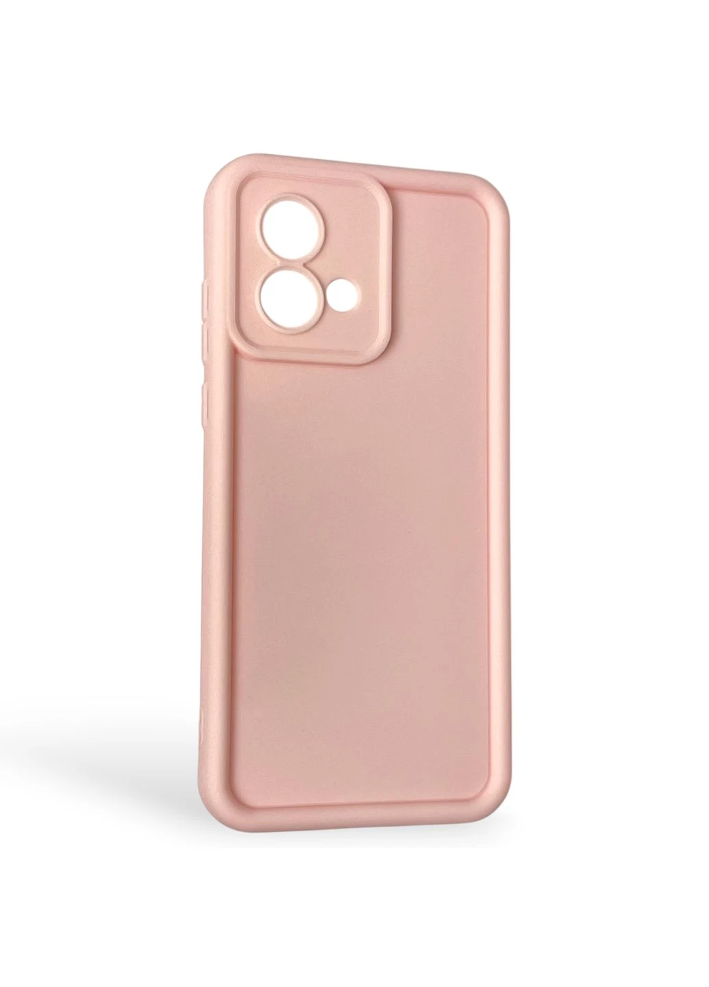 Чохол силіконовий Soft Touch для Moto G84 (PAYM0011RS) рожевий (Повний захист камери) Motorola (378363351)